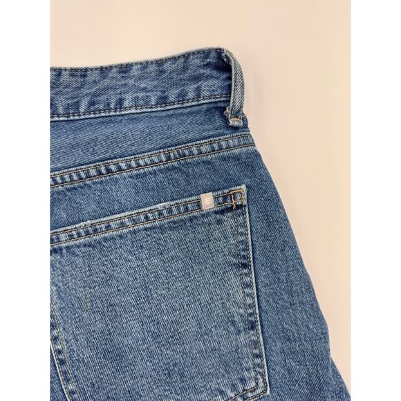 Everlane The A-Line Denim Short Size 26 - Picture 4 of 6